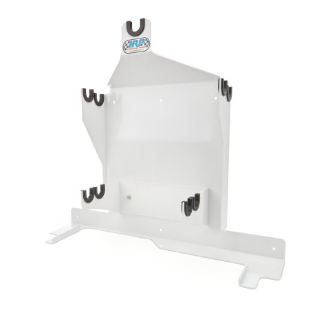 Nerf Bar and Bumper Rack - Wall Mount - U Channels - Aluminum - White Powder Coat - Each