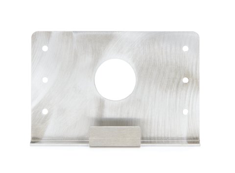 Hero Card Tray - Rear Spoiler Mount - 6 in Wide - 4 in Tall - Aluminum - Natural - Each