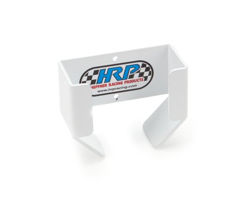 Tire Pressure Gauge Holder - Wall Mount - Aluminum - White Powder Coat - Large Tire Gauges - Each