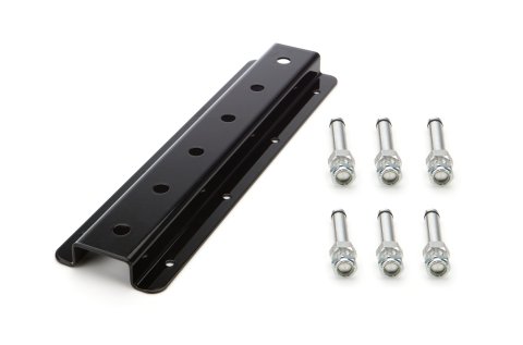 Radius Rod Rack - Wall Mount - 15 in Long - 12 Rod Capacity - Aluminum - Black Powder Coat - Each