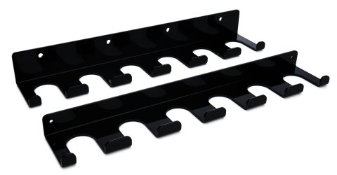Radius Rod Rack - Tray - Lower - 15 in Long - 12 Rod Capacity - Aluminum - Black Powder Coat - Each