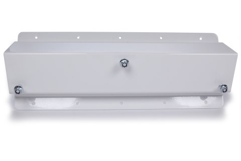 Header Mount - Wall Mount - Aluminum - White Powder Coat - Kit