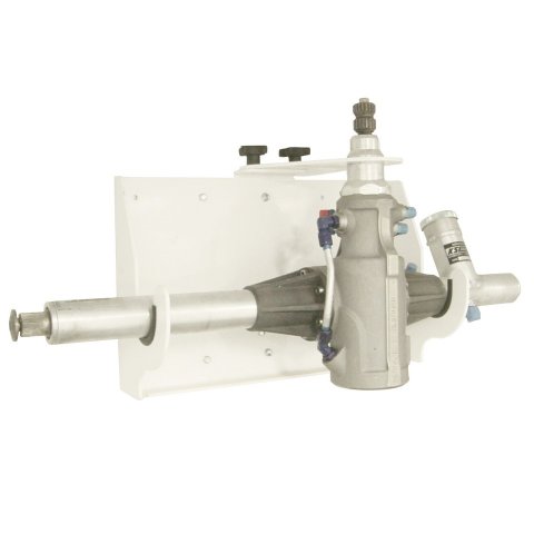 Steering Box Rack - Wall Mount - Aluminum - White Powder Coat - Each