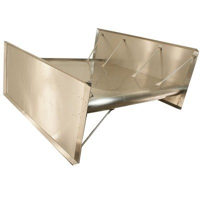 Top Wing - Flat Dimpled - Super Boards - Aluminum - Natural - Sprint Car - Kit