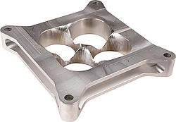 Carburetor Spacer - Super Sucker - 2 in Thick - 4 Hole - Square Bore - Lightweight - Aluminum - Polished - Each
