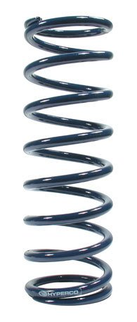 Coil Spring - Coil-Over - 2.5 in ID - 10 in Length - 110 lb/in Spring Rate - Steel - Blue Powder Coat - Each
