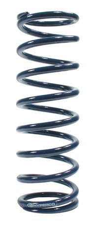 Coil Spring - Coil-Over - 2.5 in ID - 12 in Length - 85 lb/in Spring Rate - Steel - Blue Powder Coat - Each