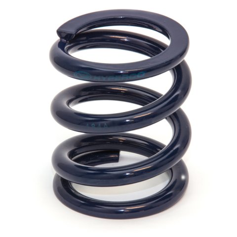 Coil Spring - Coil-Over - 2.25 in ID - 4 in Length - 1000 lb/in Spring Rate - Blue Powder Coat - Each