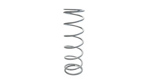 Coil Spring - Conventional - 5 in OD - 16 in Length - 225 lb/in Spring Rate - Rear - Steel - Silver Powder Coat - Each