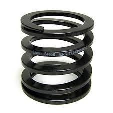 Coil Spring - Tender - 2.5 in ID - 3.5 in Length - 300 lb/in Spring Rate - Steel - Blue Powder Coat - Each