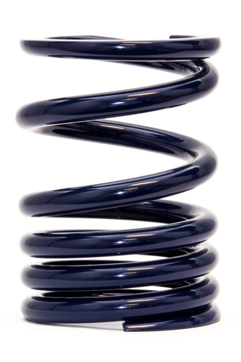 Coil Spring - Torque Link - 5 in OD - 7 in Length - 600-1200 lb/in Spring Rate - Progressive - Pull Bar - Steel - Blue Powder Coat - Each