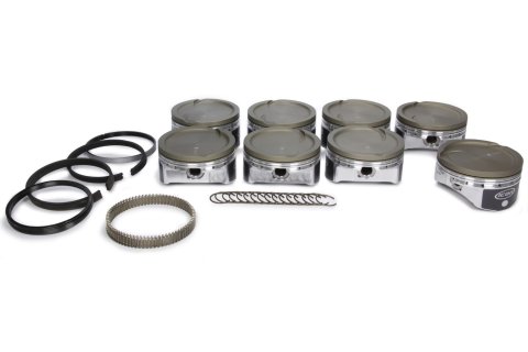 Piston and Ring - Premium Forged - Forged - 4.030 in Bore - 1.2 x 1.2 x 3.0 mm Ring Groove - Minus 20.00 cc - GM LS-Series - Kit