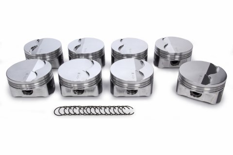 Piston - Premium Forged - Forged - 3.780 in Bore - 1.5 x 1.5 x 3.0 mm Ring Groove - Minus 3.00 cc - GM LS-Series - Set of 8