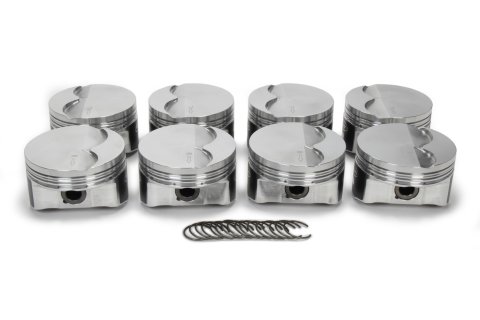 Piston - Premium Forged - Forged - 3.800 in Bore - 1.5 x 1.5 x 3.0 mm Ring Groove - Minus 3.00 cc - GM LS-Series - Set of 8