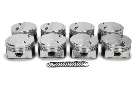 Piston - Premium Forged - Forged - 3.780 in Bore - 1.5 x 1.5 x 3.0 mm Ring Groove - Plus 5.00 cc - GM LS-Series - Set of 8