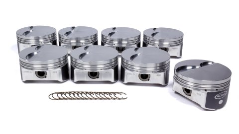 Piston - Premium Forged - Forged - 4.030 in Bore - 1.2 x 1.2 x 3.0 mm Ring Groove - Minus 4.00 cc - GM LS-Series - Set of 8