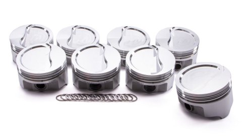 Piston - Premium Forged - Forged - 4.160 in Bore - 1/16 x 1/16 x 3/16 in Ring Grooves - Minus 16.30 cc - Ford FE-Series - Set of 8