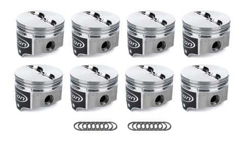 Piston - Premium Forged - Forged - 4.360 in Bore - 1/16 x 1/16 x 3/16 in Ring Groove - Minus 4.50 cc - Mopar RB-Series - Set of 8