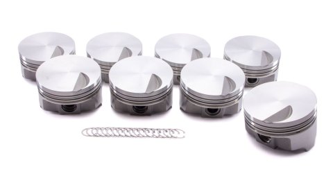 Piston - FHR Forged - Forged - 4.280 in Bore - 5/64 x 5/64 x 3/16 in Ring Grooves - Minus 3.00 cc - Big Block Chevy - Set of 8