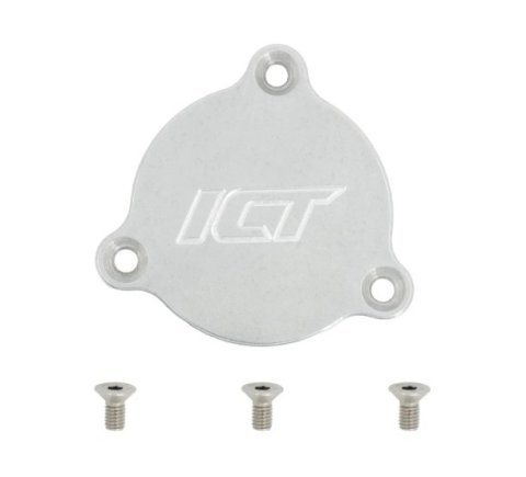 Timing Cover Plate - Hardware Included - Aluminum - Natural - ICT Billet Timing Cover - GM GenV LT-Series - Each