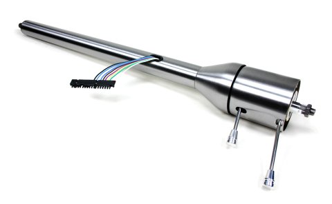 Steering Column - Tilt - 2 in Tube - 32 in Length - Hazard / Turn Signal - Steel - Natural - Universal - Each