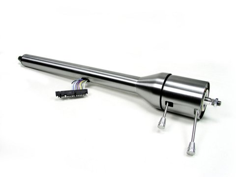 Steering Column - Retrofit - Tilt - Hazard / Turn Signal - Steel - Natural - GM A-Body 1964-65 - Each