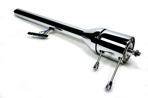 Steering Column - Retrofit - Tilt - Hazard / Turn Signal - Steel - Chrome Plated - GM A-Body 1964-65 - Each