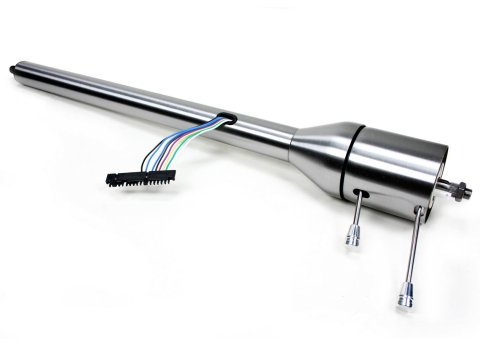 Steering Column - Retrofit - Tilt - Hazard / Turn Signal - Steel - Natural - GM Fullsize Truck 1960-66 - Each