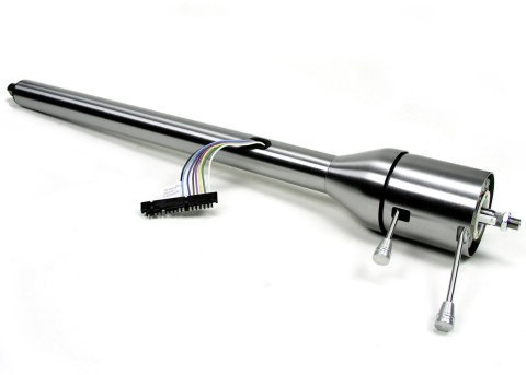 Steering Column - Retrofit - Tilt - Hazard / Turn Signal - Steel - Natural - Chevy Truck 1947-54 - Each