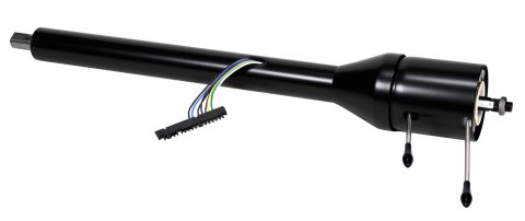 Steering Column - Retrofit - Tilt - Hazard / Turn Signal - Steel - Black Powder Coat - Chevy Truck 1955-59 - Each