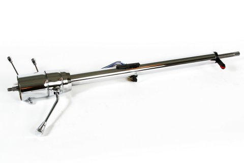 Steering Column - Retrofit - Tilt - Column Shift - Hazard / Turn Signal - Steel - Natural - GM B-Body 1961-62 - Each