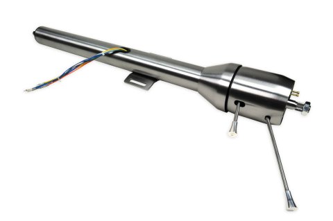 Steering Column - Retrofit - Tilt - Hazard / Turn Signal - Steel - Natural - Ford Fullsize Truck 1967-72 - Each