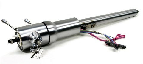 Steering Column - Retrofit - Tilt - Hazard / Key / Turn Signal - Steel - Natural - GM A-Body 1969-72 - Each