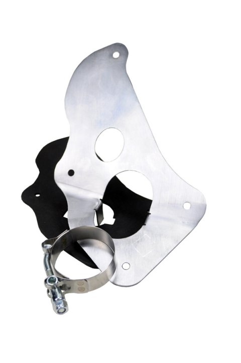 Steering Column Bracket - 2 in Diameter Tube - Mounting Plate - Steel - Black Paint - GM X-Body 1962-67 - Kit
