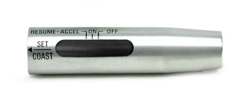 Cruise Control Knob Cover - Aluminum - Polished - Rostra Cruise Control Knobs - Each