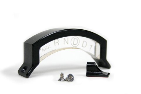 Shift Indicator Gauge - PRNDD1 - Mechanical - Black Housing - Clear - Plastic - Kit