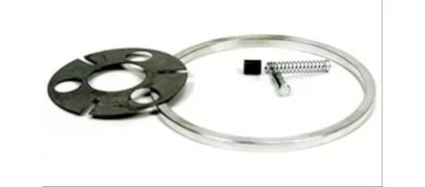 Horn Adapter - OE Wheels to Ididit Column - Aluminum - Natural - GM A-Body / B-Body 1965 / GM X-Body 1966 - Kit