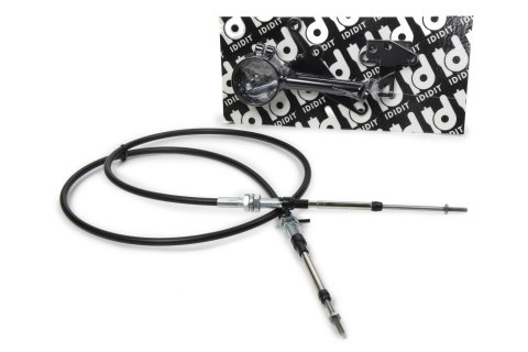 Column Shift Linkage - 6 ft Cable - Column / Transmission Bracket - GM Transmission - 2-1/4 in OD Ididit Columns - Kit