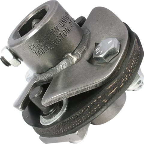 Steering Rag Joint - 3/4 in 36 Spline to 3/4 in 36 Spline - Steel - Natural - Universal - Each