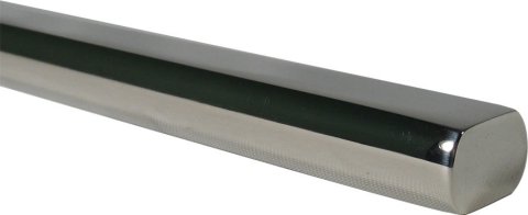 Steering Shaft - 36 in Long - 3/4 in Double D - Stainless - Polished - Universal - Each