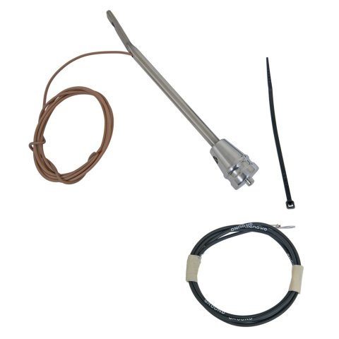 Column Dress-Up Kit - Turn signal Lever - Momentary Switch / Wiring Included - Aluminum - Polished - Each