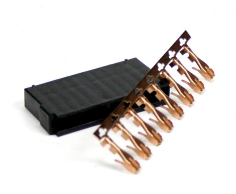 Wiring Harness Adapter - Existing Harness to Ididit 8 Pin Male Connector - Requires Assembly - Plastic - Black - Universal - Each