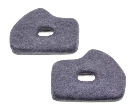 Cheek Pad - Thin - Nomex - Black - Various Impact Helmets - Pair
