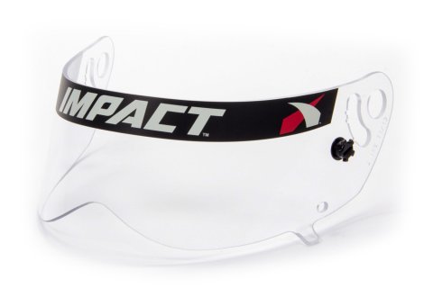 Helmet Shield - Anti-Fog - Clear - Impact Champ / Drag Champ / Nitro Helmets - Each