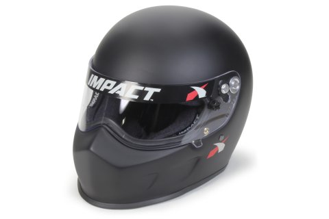 Helmet - Champ ET - Full Face - Snell SA2020 - Head and Neck Support Ready - Flat Black - Medium - Each