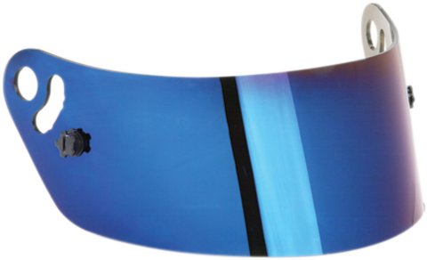 Helmet Shield - Blue Mirrored - Impact Air Drafts / Air Draft OS20 / Draft TS / Supersport / Eurosport / 1320 / Fueler Helmets - Each