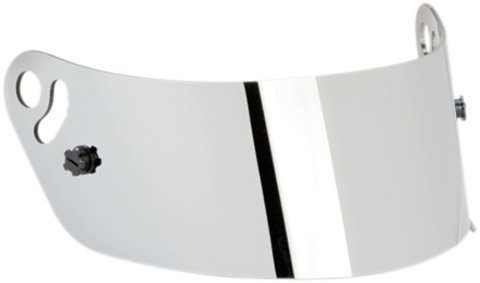 Helmet Shield - Chrome Mirrored - Impact Air Drafts / Air Draft OS20 / Draft TS / Supersport / Eurosport / 1320 / Fueler Helmets - Each