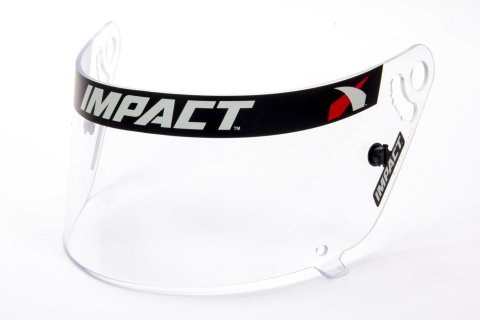 Helmet Shield - Anti-Fog - Clear - Impact Air Drafts / Air Draft OS20 / Draft TS / Supersport / Eurosport / 1320 / Fueler Helmets - Each