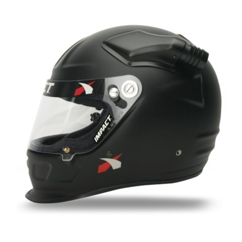 Helmet - Air Draft OS 20 - Full Face - Snell SA2020 - Head and Neck Support Ready - Flat Black - Large - Each
