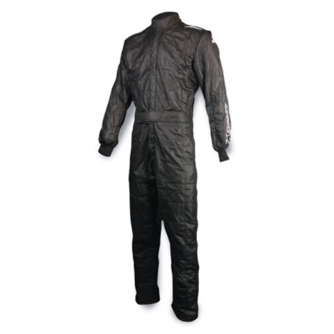 Driving Suit - Racer2020 - 1-Piece - SFI 3.2A/5 - Double Layer - Nomex - Black - 2X-Large - Each